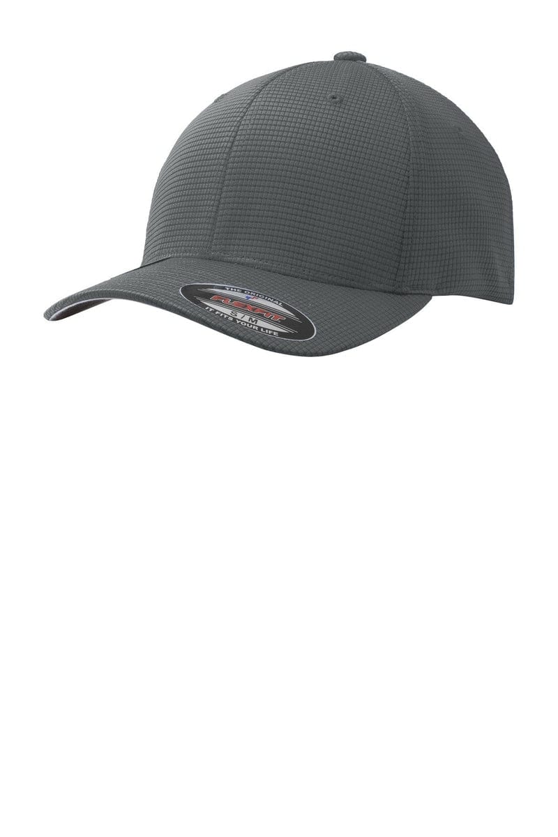 Sport-Tek Headwear Sport-Tek STC33: Flexfit Grid Texture Cap