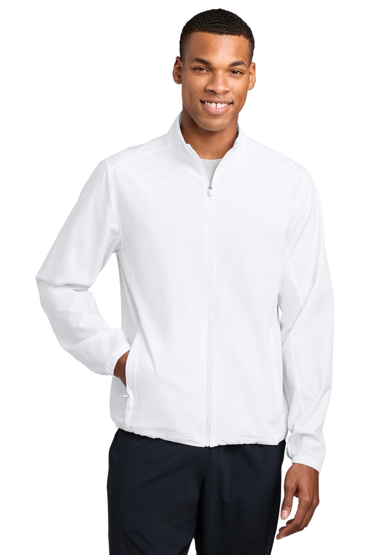 Sport-Tek JST480 XS / White Sport-Tek ®  Repeat Jacket JST480