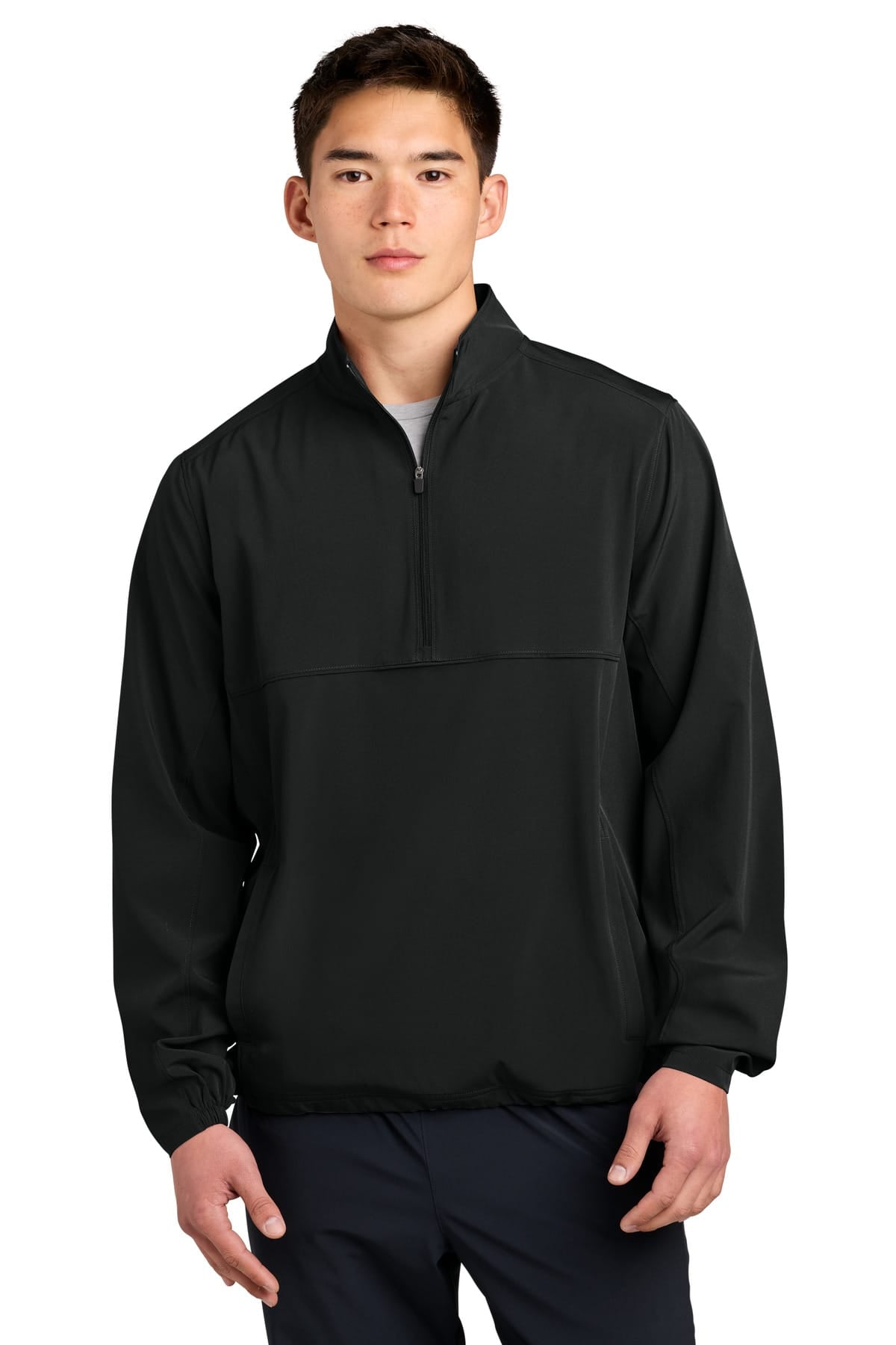 Sport-Tek JST481 XS / Black Sport-Tek JST481 Repeat 1/2-Zip