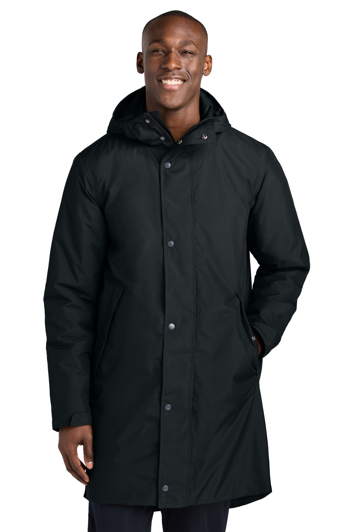 Sport-Tek ® Waterproof Insulated Sideline Parka JST55 in Black