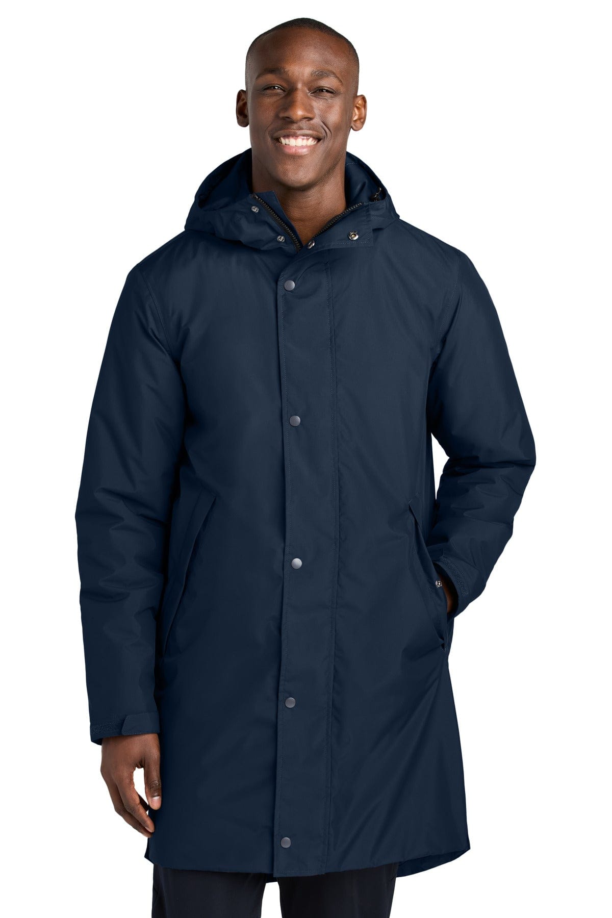 Sport-Tek ® Waterproof Insulated Sideline Parka JST55 in True Navy