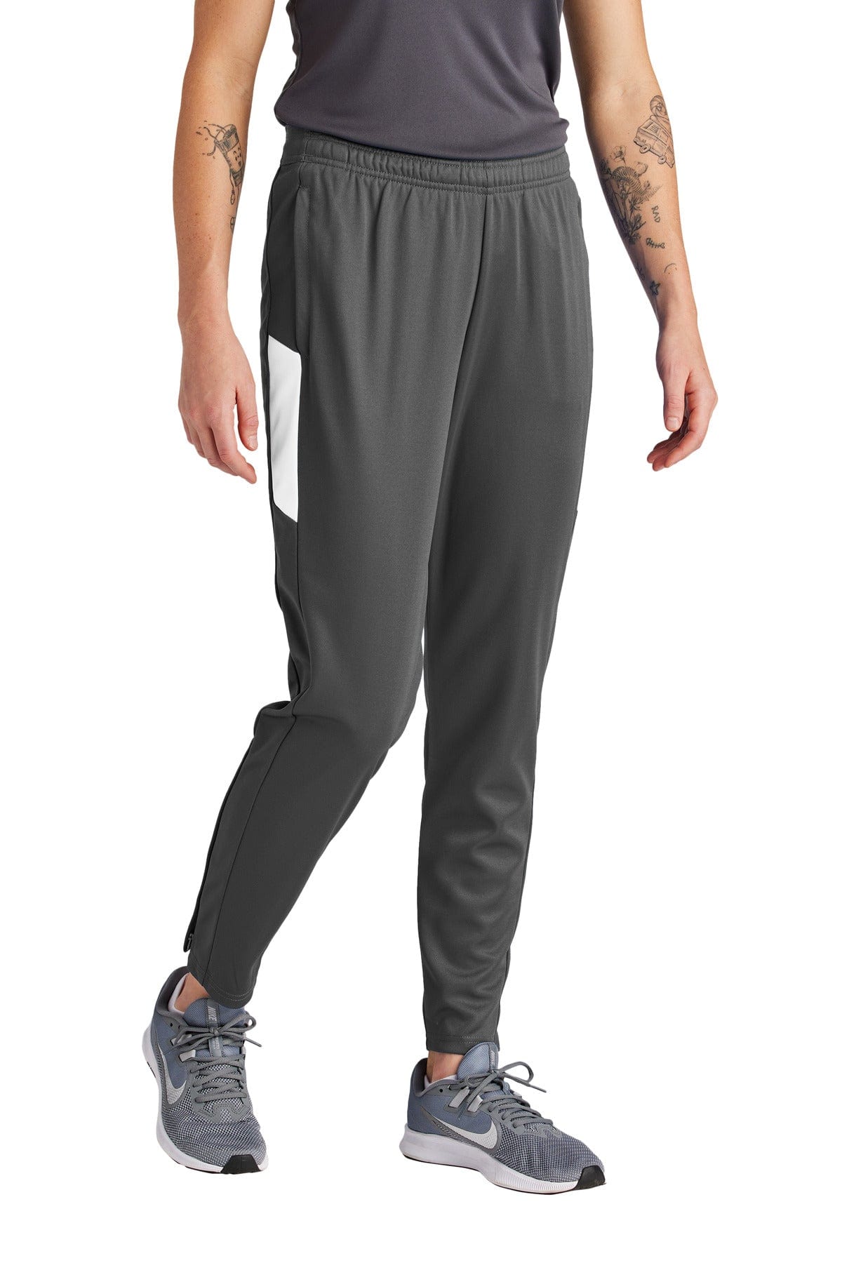 Sport-Tek Ladies 4XL / Iron Grey/ White Sport-Tek LPST800: Ladies Travel Pant