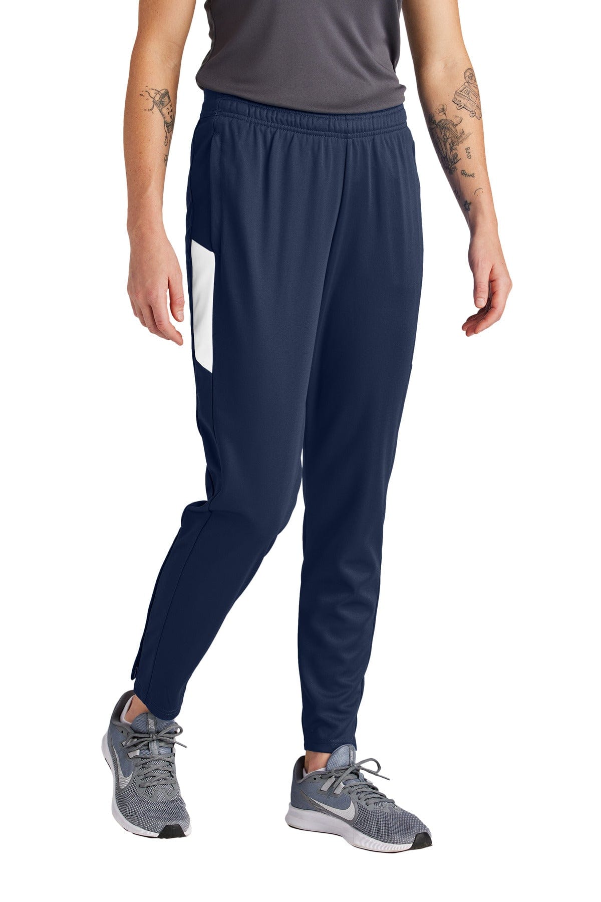 Sport-Tek Ladies 4XL / True Navy/ White Sport-Tek LPST800: Ladies Travel Pant