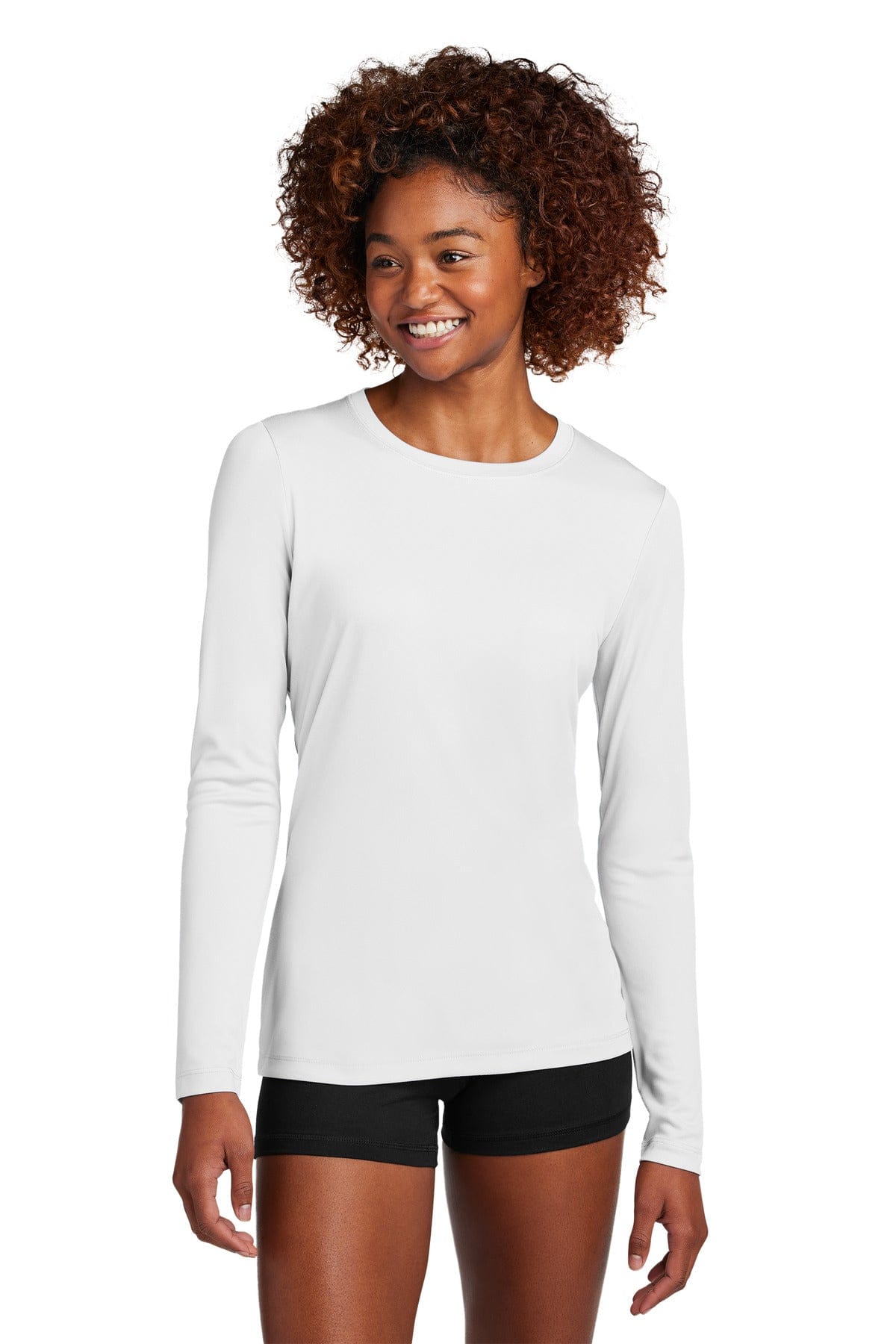 Sport-Tek ® Women's Posi-UV ® Pro Long Sleeve LST420LS in White