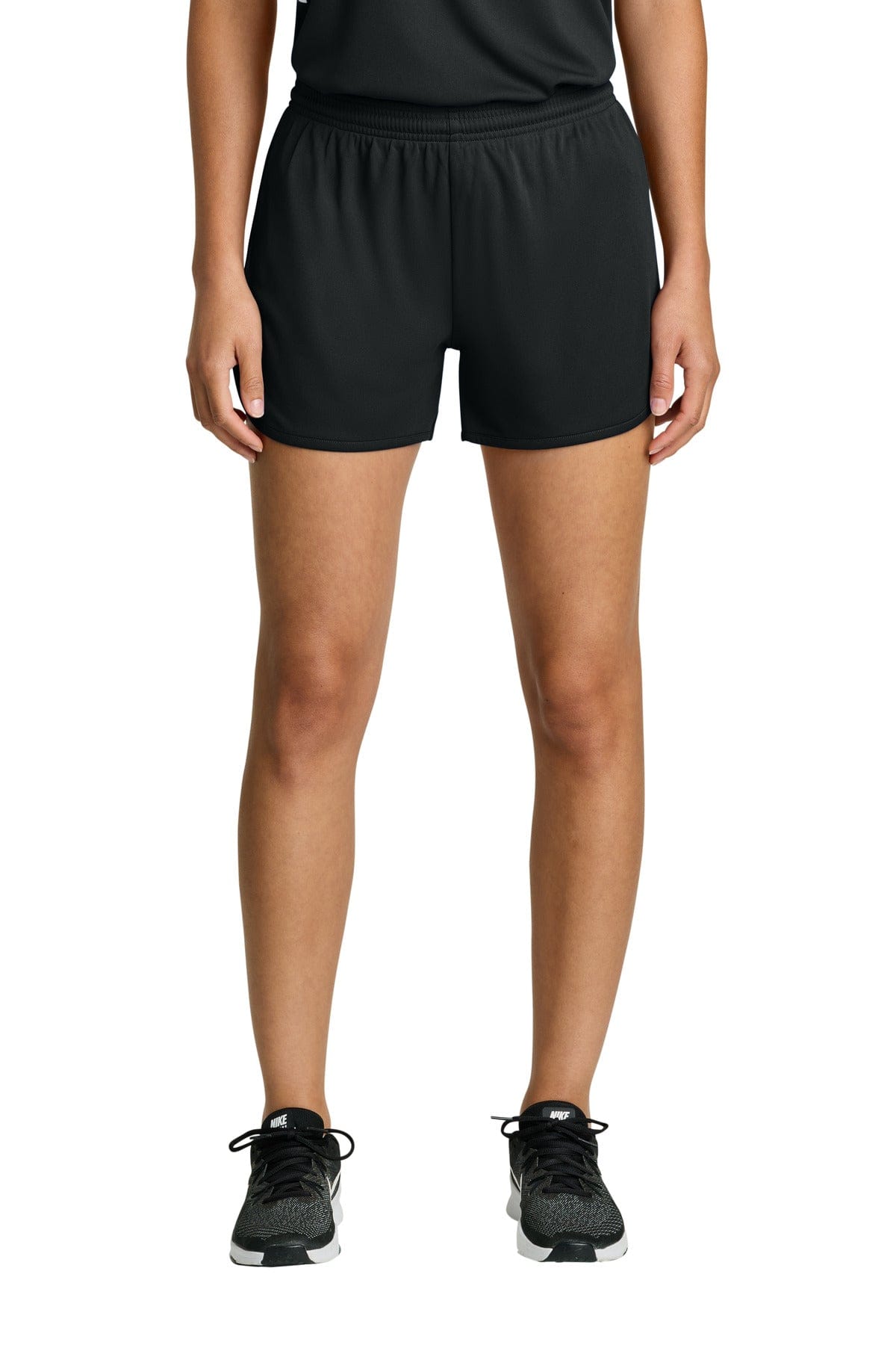 Sport-Tek ® Women's Club 3' Track Short LST447 in Black