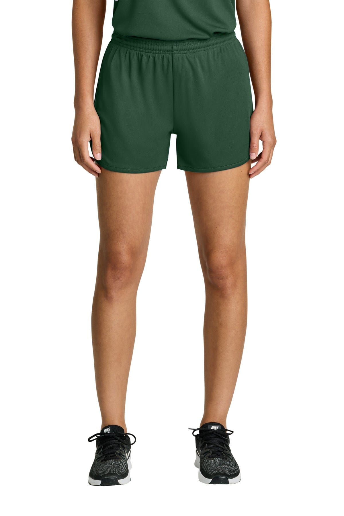 Sport-Tek ® Women's Club 3' Track Short LST447 in Forest Green