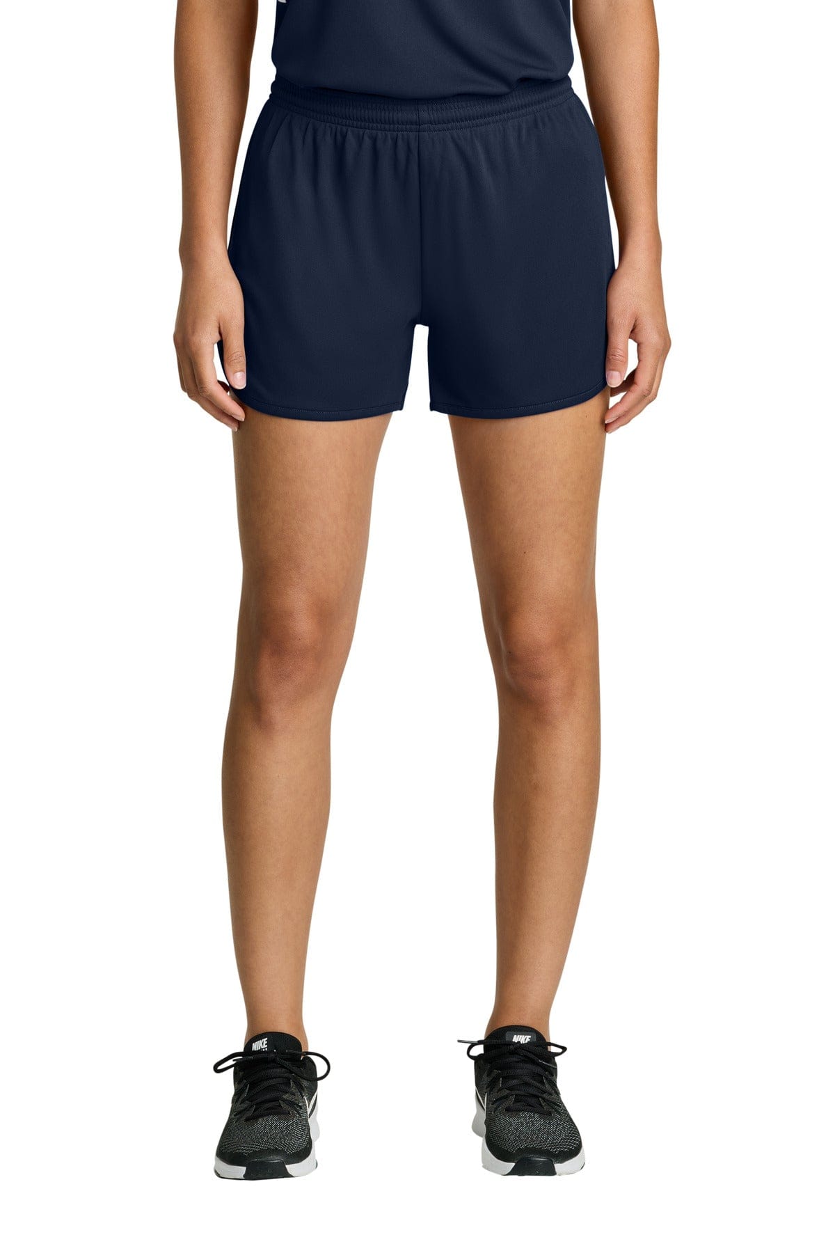 Sport-Tek ® Women's Club 3' Track Short LST447 in True Navy