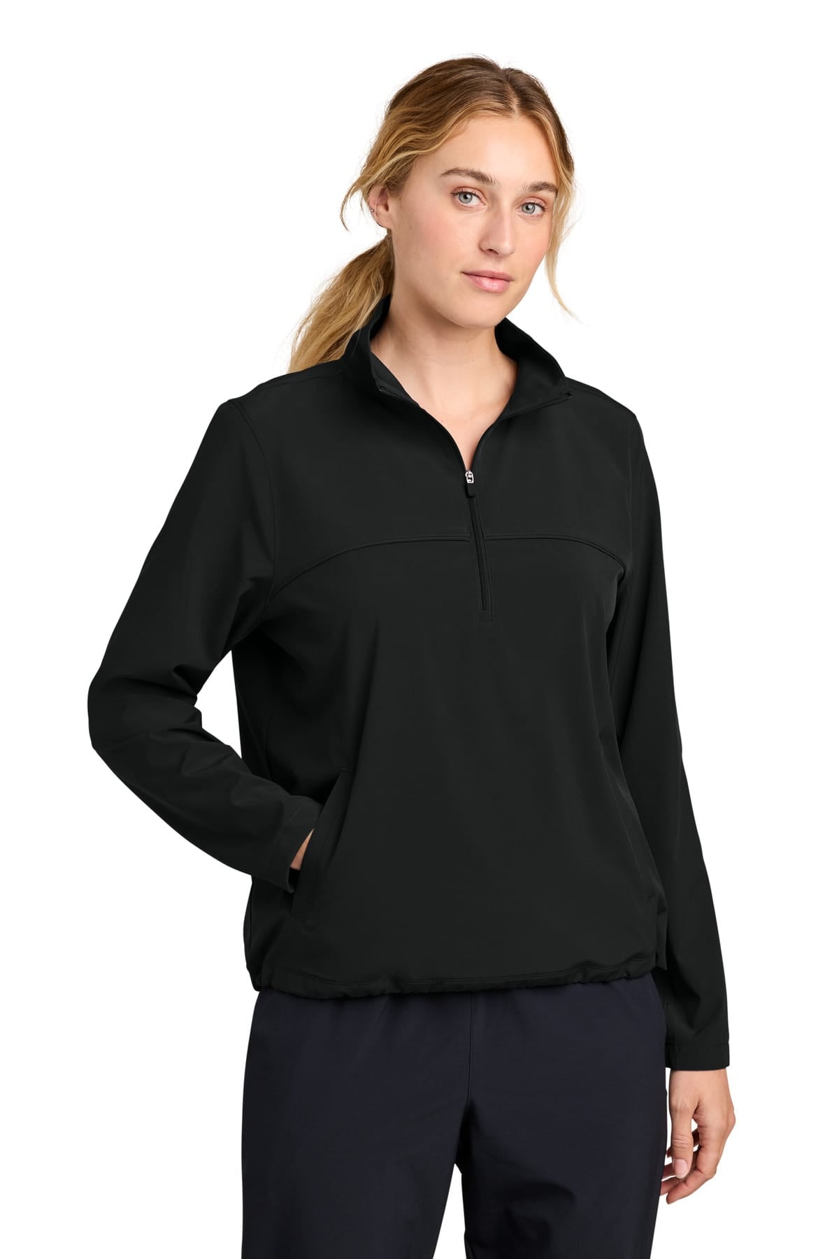Sport-Tek LST481 XS / Black Sport-Tek ®  Women's Repeat 1/2-Zip LST481
