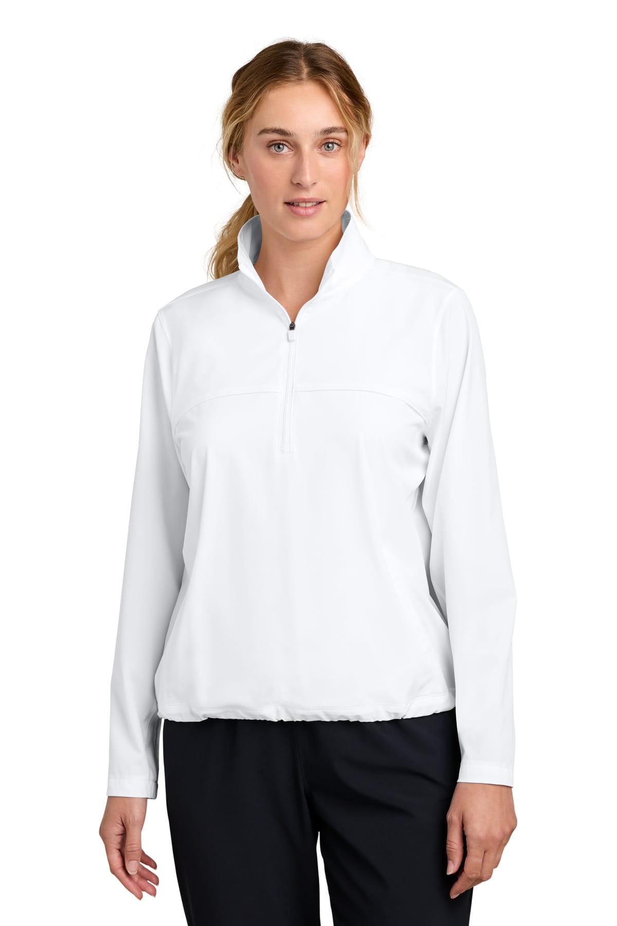 Sport-Tek LST481 XS / White Sport-Tek ®  Women's Repeat 1/2-Zip LST481
