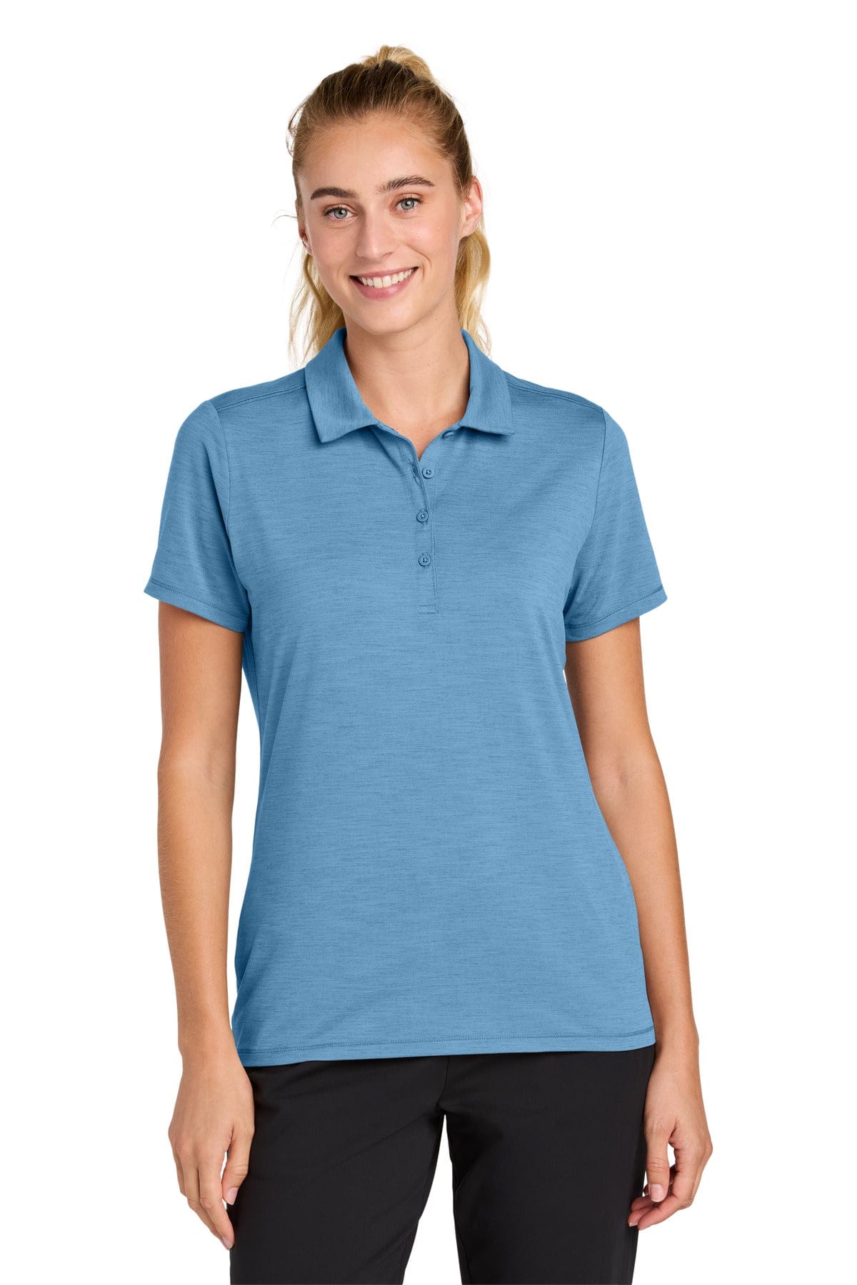 Sport-Tek ® Women's Versa Polo LST490 in Carolina Blue