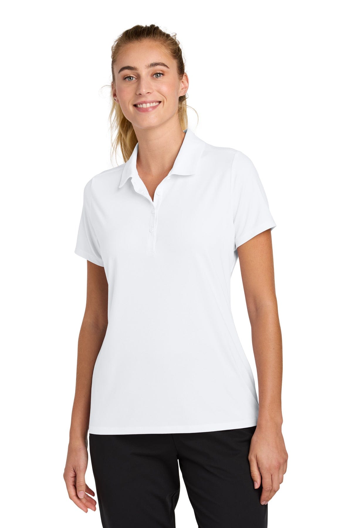 Sport-Tek ® Women's Versa Polo LST490 in White