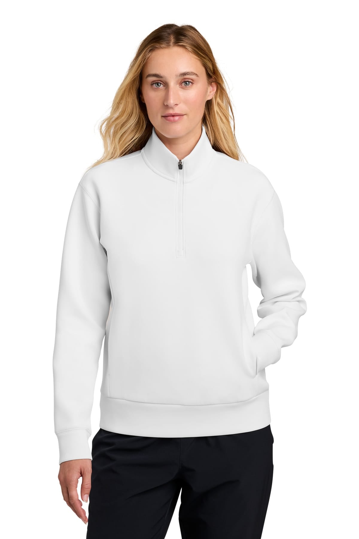 Sport-Tek LST581 XS / White Sport-Tek LST581 Women's Pro Perform 1/4-Zip