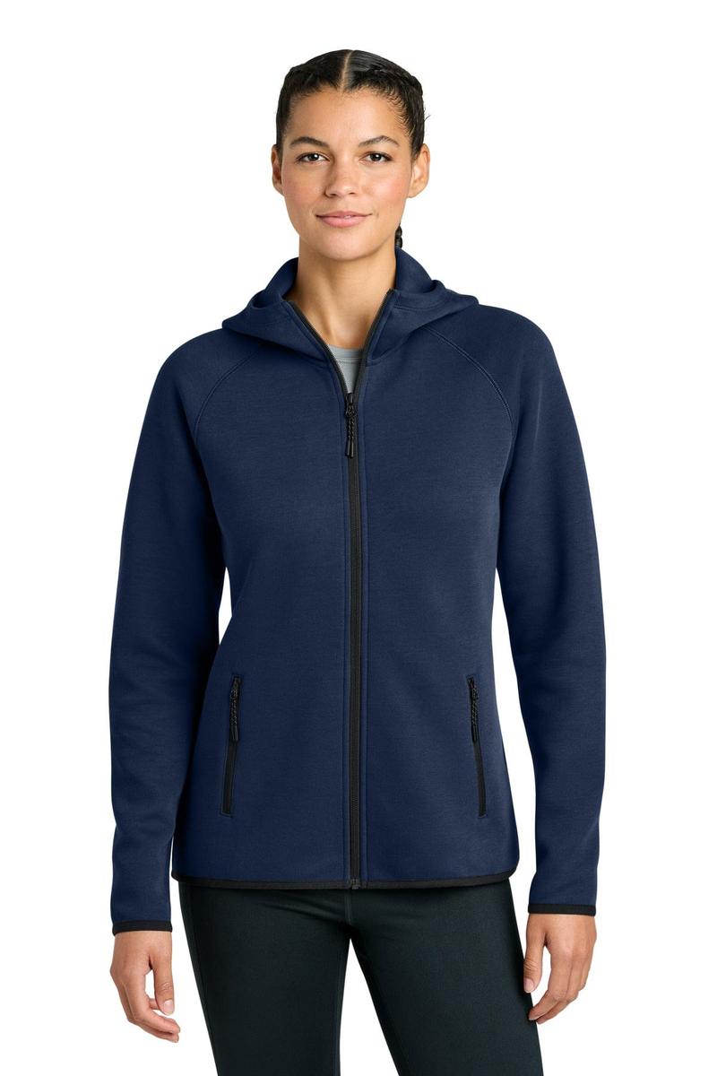 Sport-Tek Women's Phenom Full-Zip Hoodie LST840 in True Navy