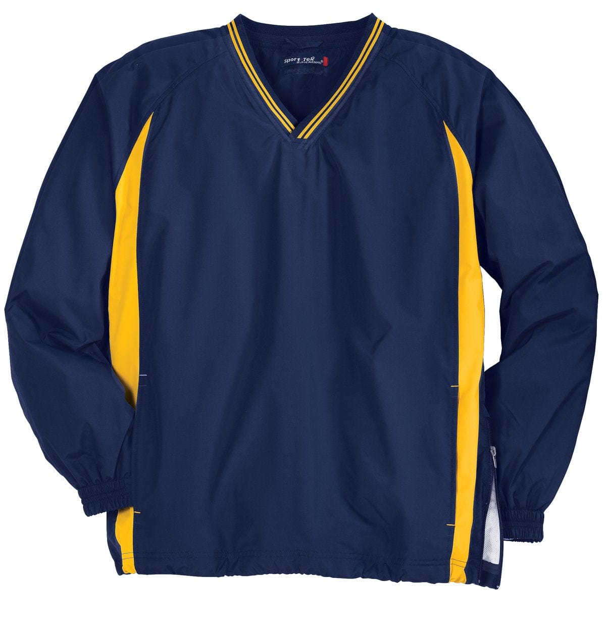 Sport-Tek Outerwear DISCONTINUED  Sport-Tek ®  Tall Tipped V-Neck Raglan Wind Shirt. TJST62