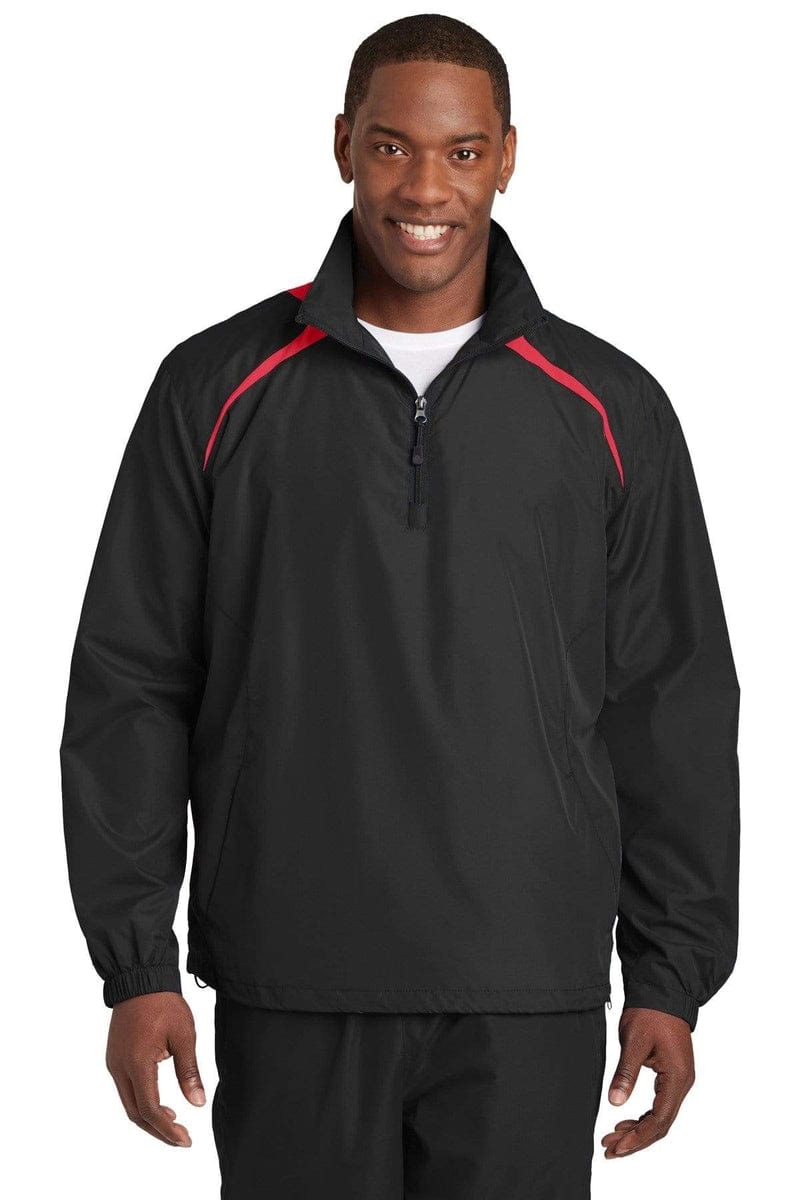 Sport-Tek Outerwear Sport-Tek JST75: 1/2-Zip Wind Shirt