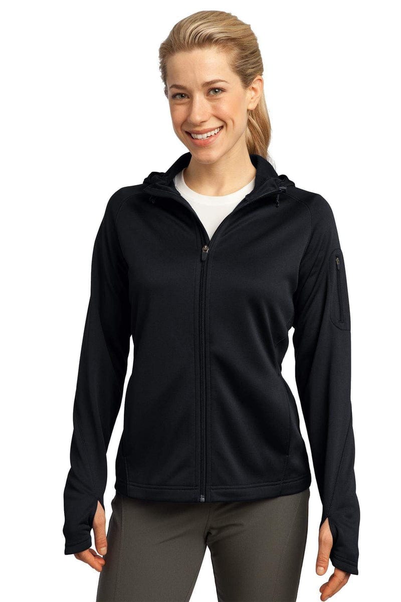 Sport-Tek Outerwear Sport-Tek L248: Ladies Tech Fleece Full-Zip Hooded Jacket