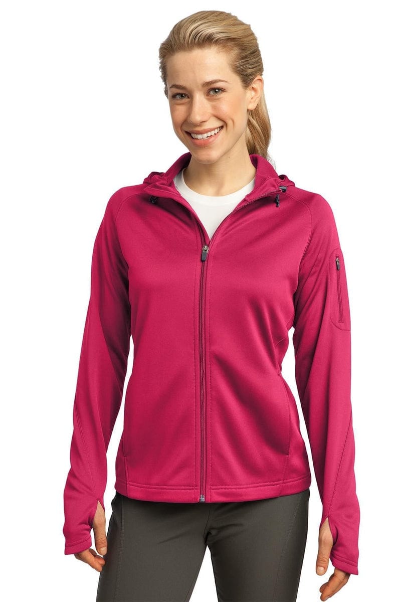 Sport-Tek Outerwear Sport-Tek L248: Ladies Tech Fleece Full-Zip Hooded Jacket
