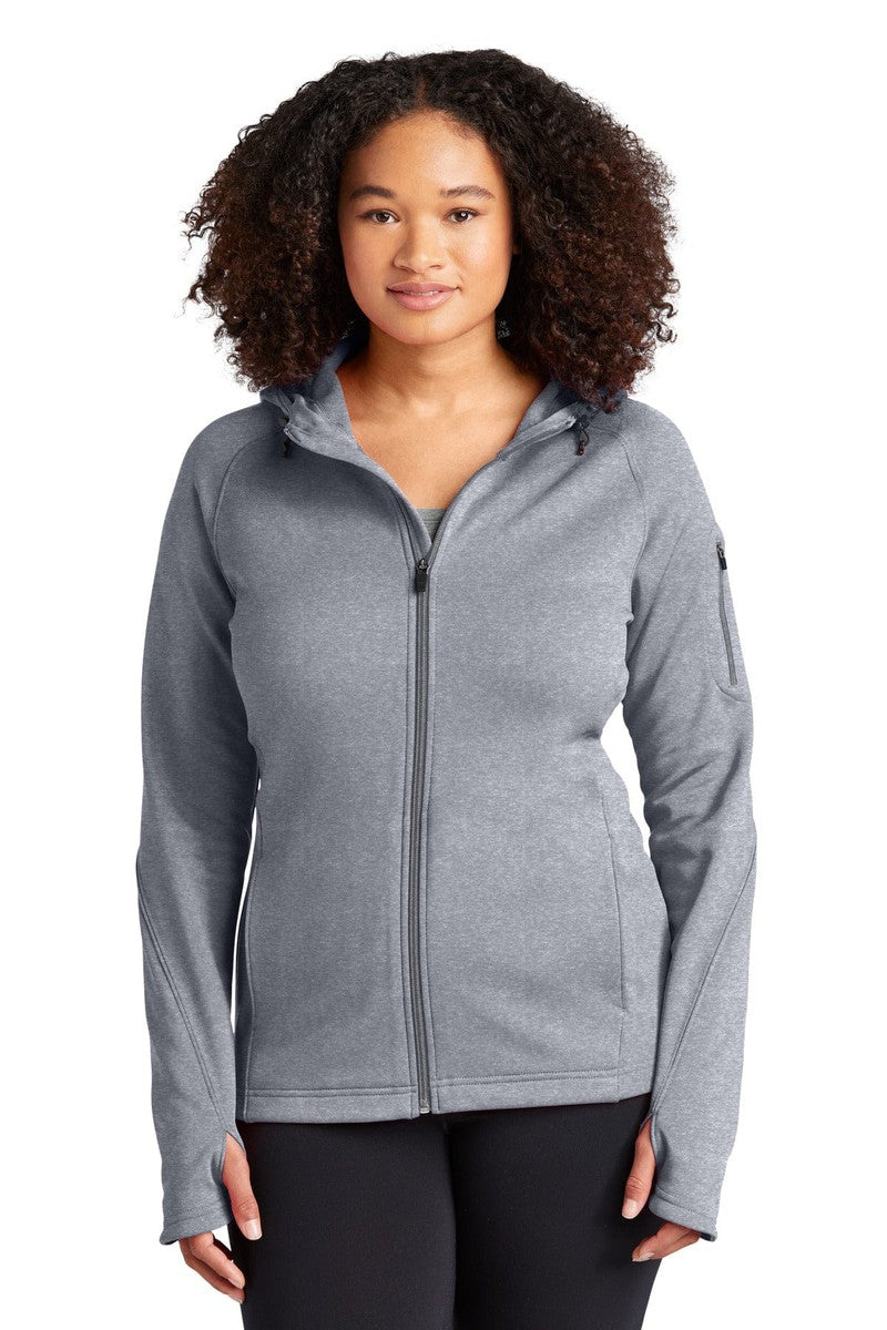 Sport-Tek Outerwear Sport-Tek L248: Ladies Tech Fleece Full-Zip Hooded Jacket