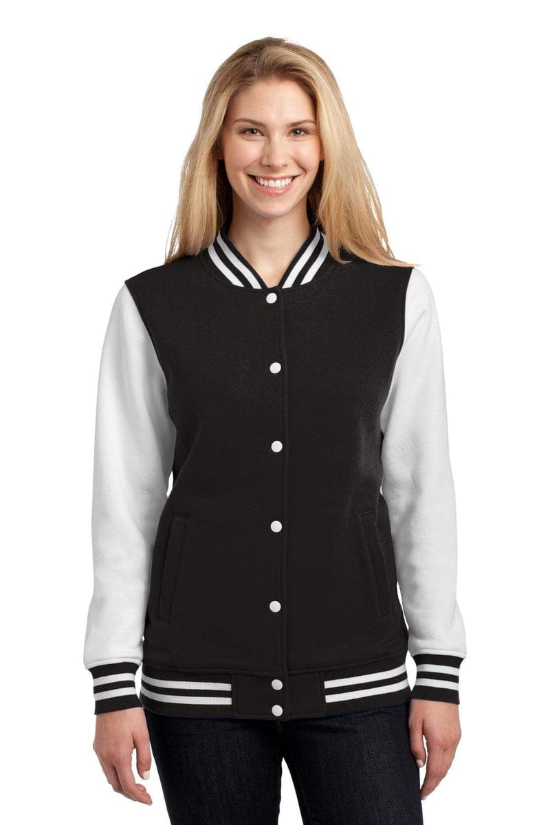 Sport-Tek Outerwear Sport-Tek LST270: Ladies Fleece Letterman Jacket