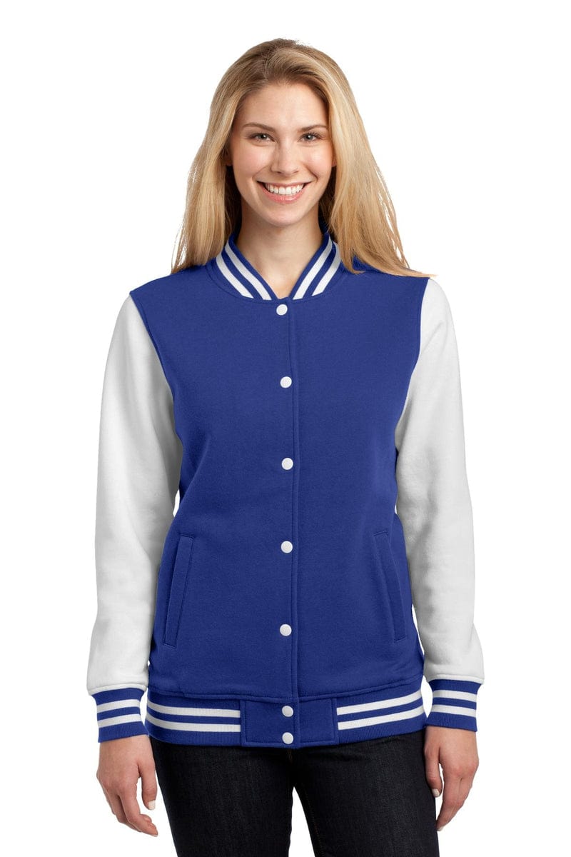 Sport-Tek Outerwear Sport-Tek LST270: Ladies Fleece Letterman Jacket