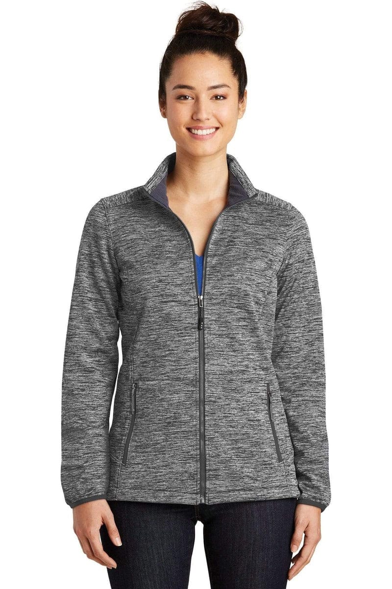 Sport-Tek Outerwear Sport-Tek LST30: Ladies PosiCharge Electric Heather Soft Shell Jacket