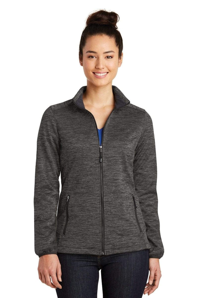 Sport-Tek Outerwear Sport-Tek LST30: Ladies PosiCharge Electric Heather Soft Shell Jacket