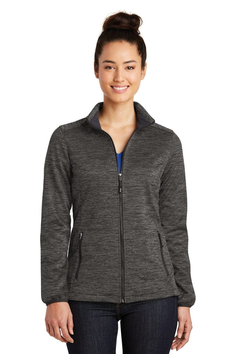 Sport-Tek Outerwear Sport-Tek LST30: Ladies PosiCharge Electric Heather Soft Shell Jacket