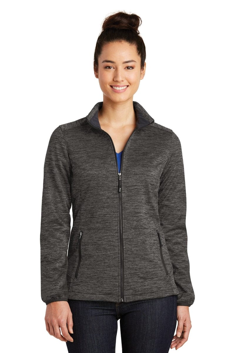 Sport-Tek Outerwear Sport-Tek LST30: Ladies PosiCharge Electric Heather Soft Shell Jacket