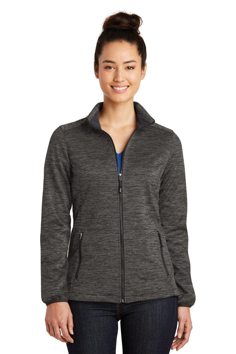 Sport-Tek Outerwear Sport-Tek LST30: Ladies PosiCharge Electric Heather Soft Shell Jacket