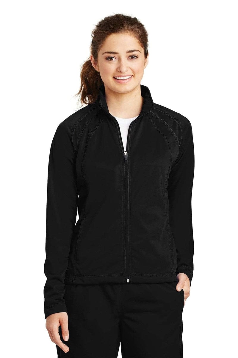 Sport-Tek Outerwear Sport-Tek LST90: Ladies Tricot Track Jacket