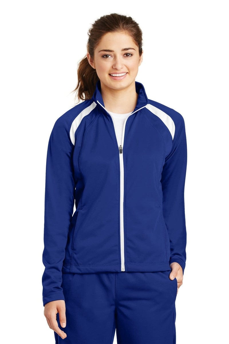 Sport-Tek Outerwear Sport-Tek LST90: Ladies Tricot Track Jacket