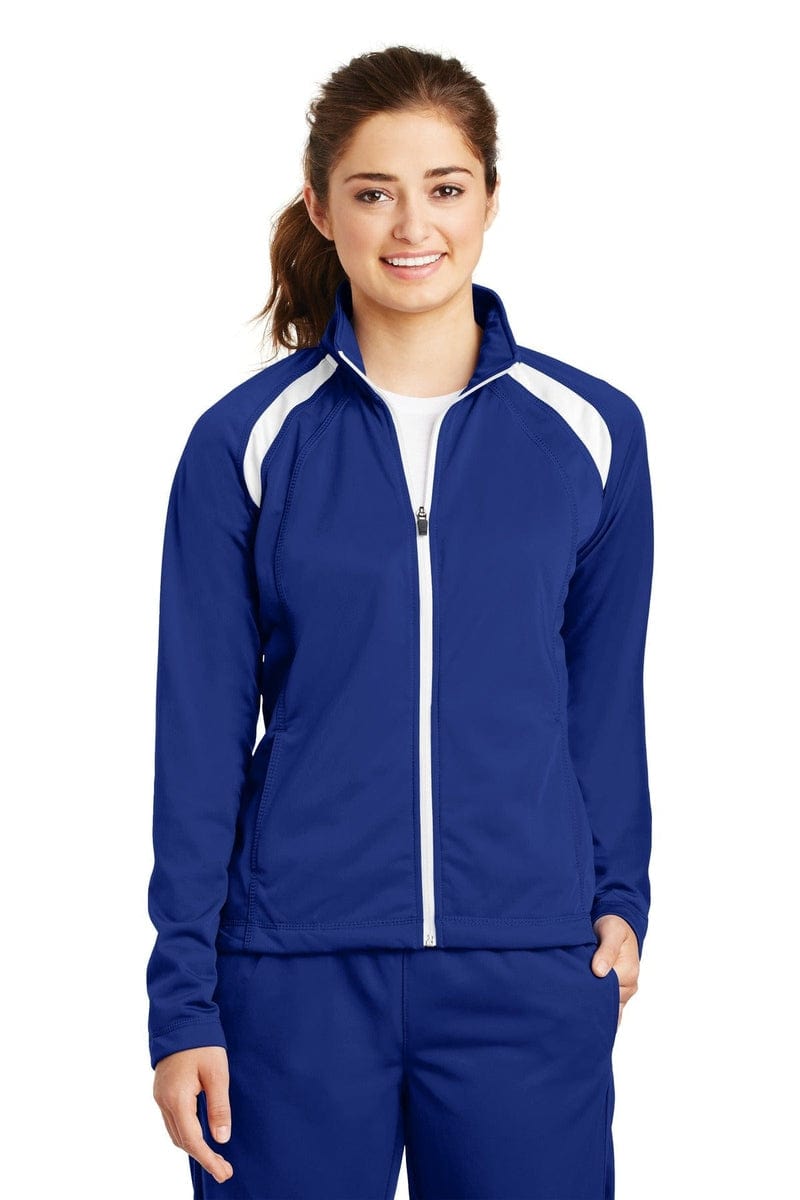 Sport-Tek Outerwear Sport-Tek LST90: Ladies Tricot Track Jacket