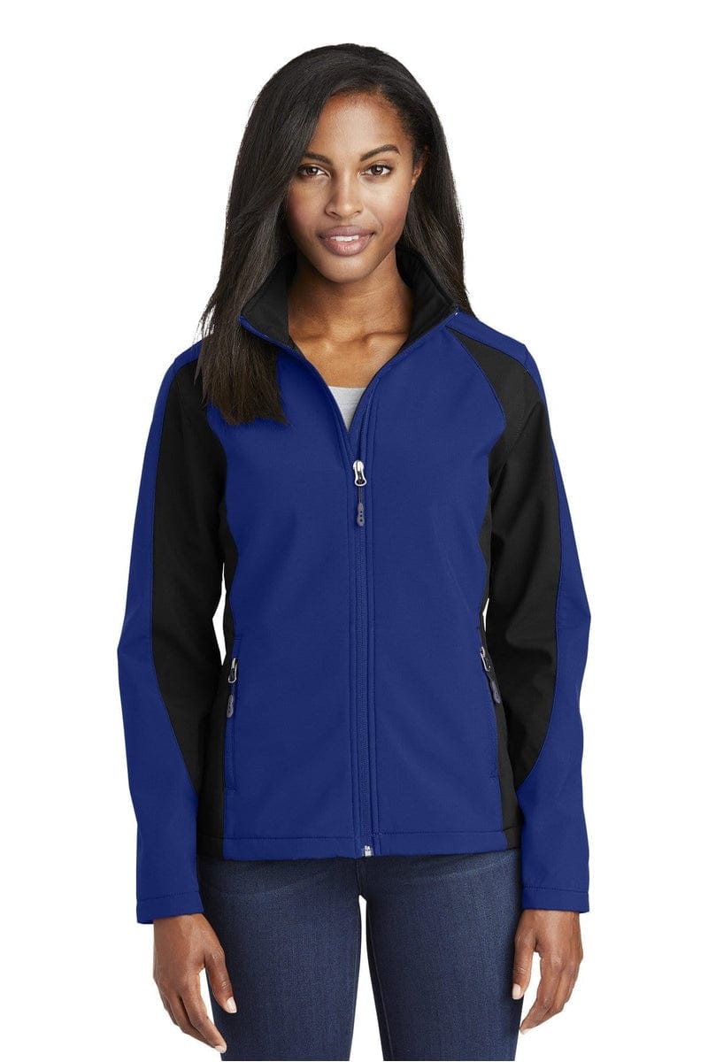 Sport-Tek Outerwear Sport-Tek LST970: Ladies Colorblock Soft Shell Jacket