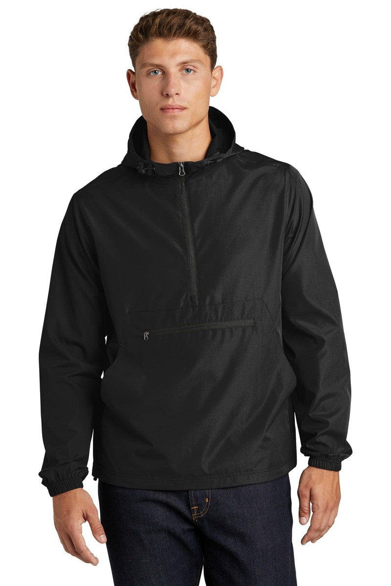 Sport-Tek Outerwear XS / Black Sport-Tek JST66: Packable Anorak