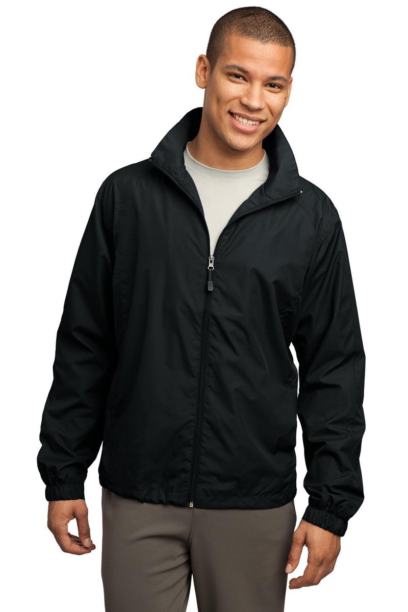 Sport-Tek Outerwear XS / Black Sport-Tek JST70: Full-Zip Wind Jacket