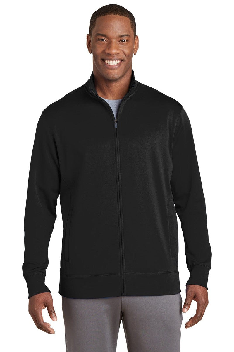 Sport-Tek Outerwear XS / Black Sport-Tek ST241: Sport-Wick Fleece Full-Zip Jacket
