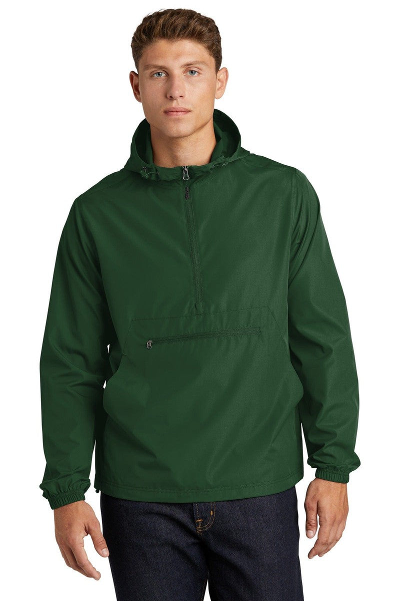 Sport-Tek Outerwear XS / Forest Green Sport-Tek JST66: Packable Anorak