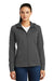 Sport-Tek Outerwear XS / Iron Grey DISCONTINUED  Sport-Tek ®  Ladies Rival Tech Fleece Full-Zip Hooded Jacket. LST295