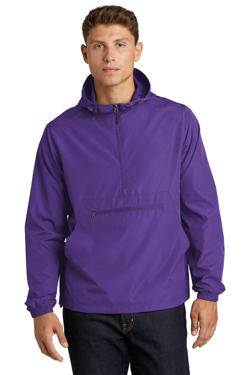 Sport-Tek Outerwear XS / Purple Sport-Tek JST66: Packable Anorak