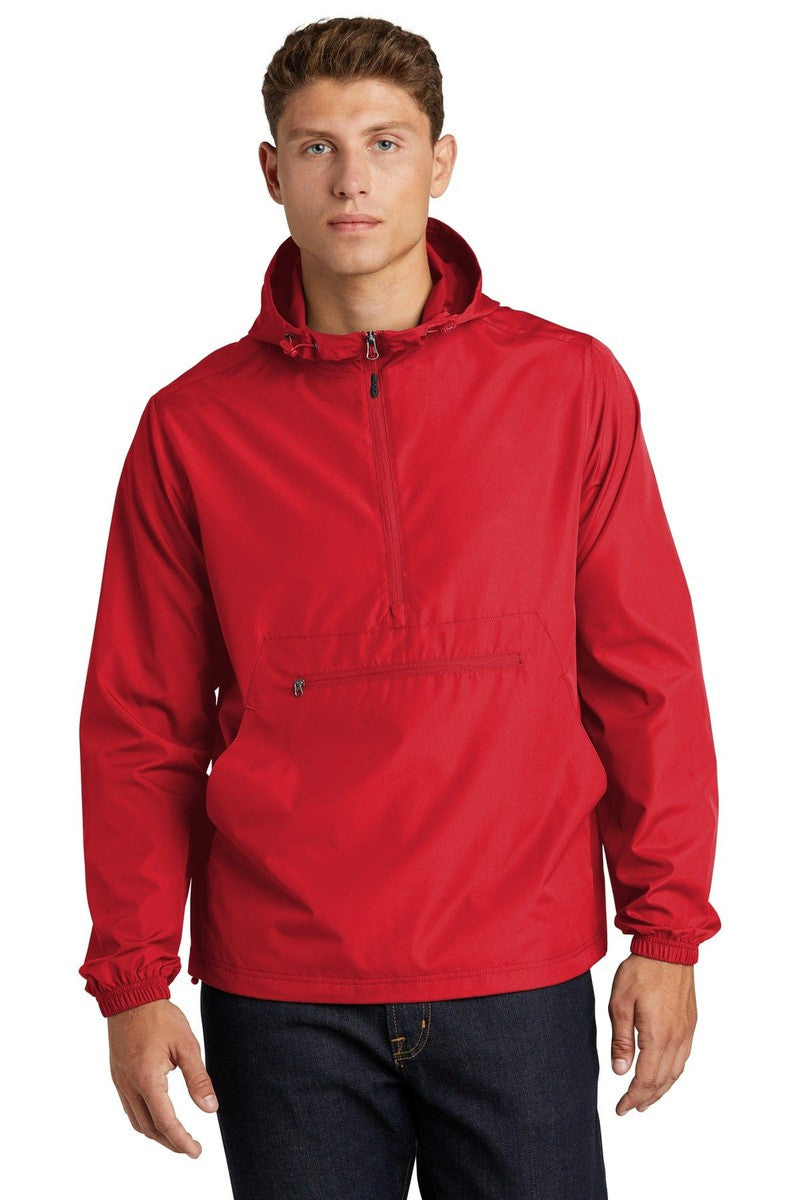 Sport-Tek Outerwear XS / True Red Sport-Tek JST66: Packable Anorak