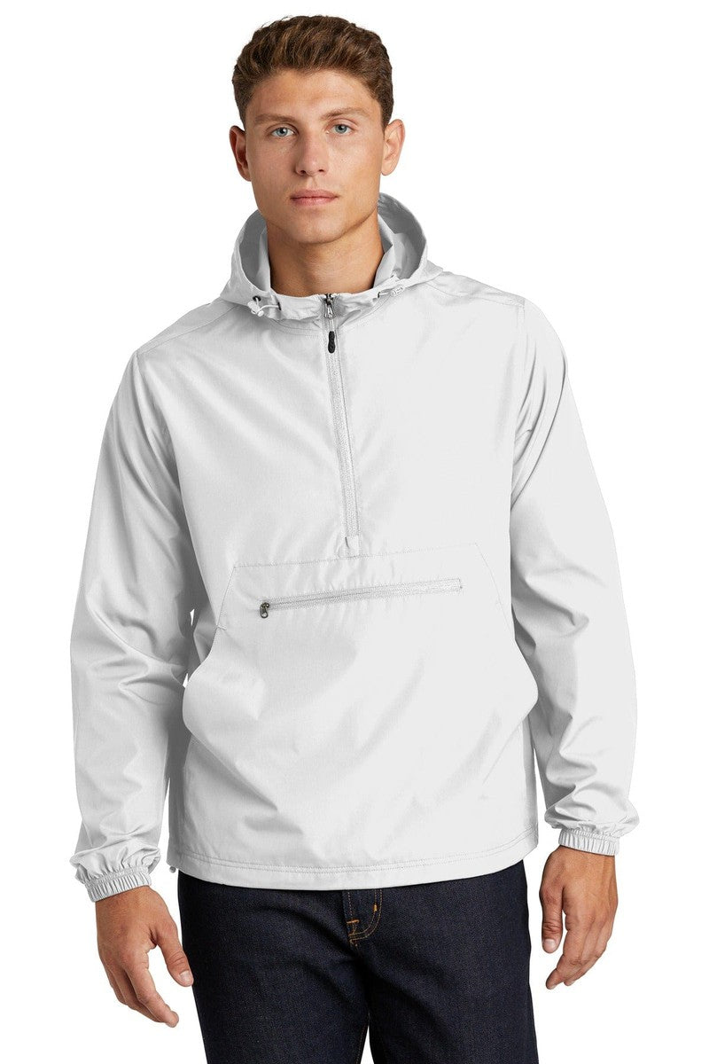 Sport-Tek Outerwear XS / White Sport-Tek JST66: Packable Anorak