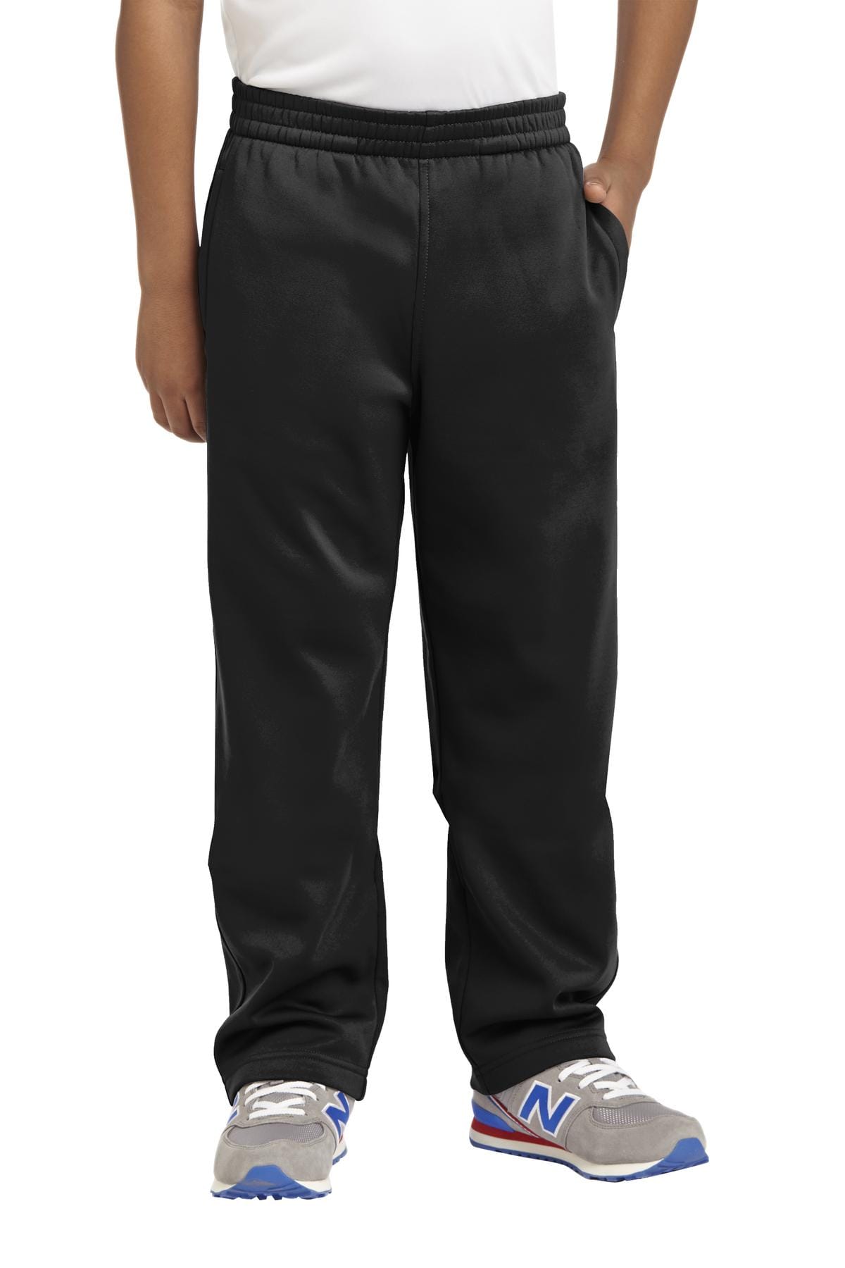 Sport-Tek Pants Sport-Tek YST237: Youth Sport-Wick Fleece Pant