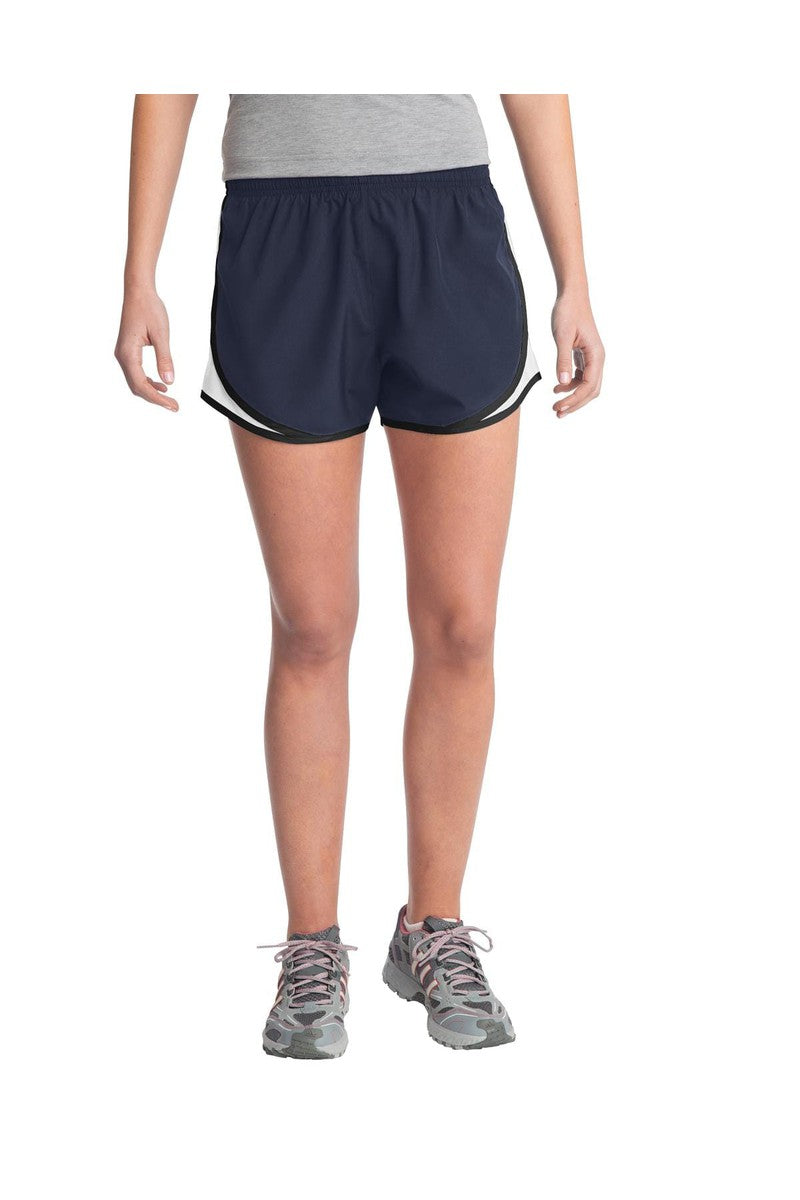 Sport-Tek Pants XS / True Navy/ White/ Black Sport-Tek LST304: Ladies Cadence Short