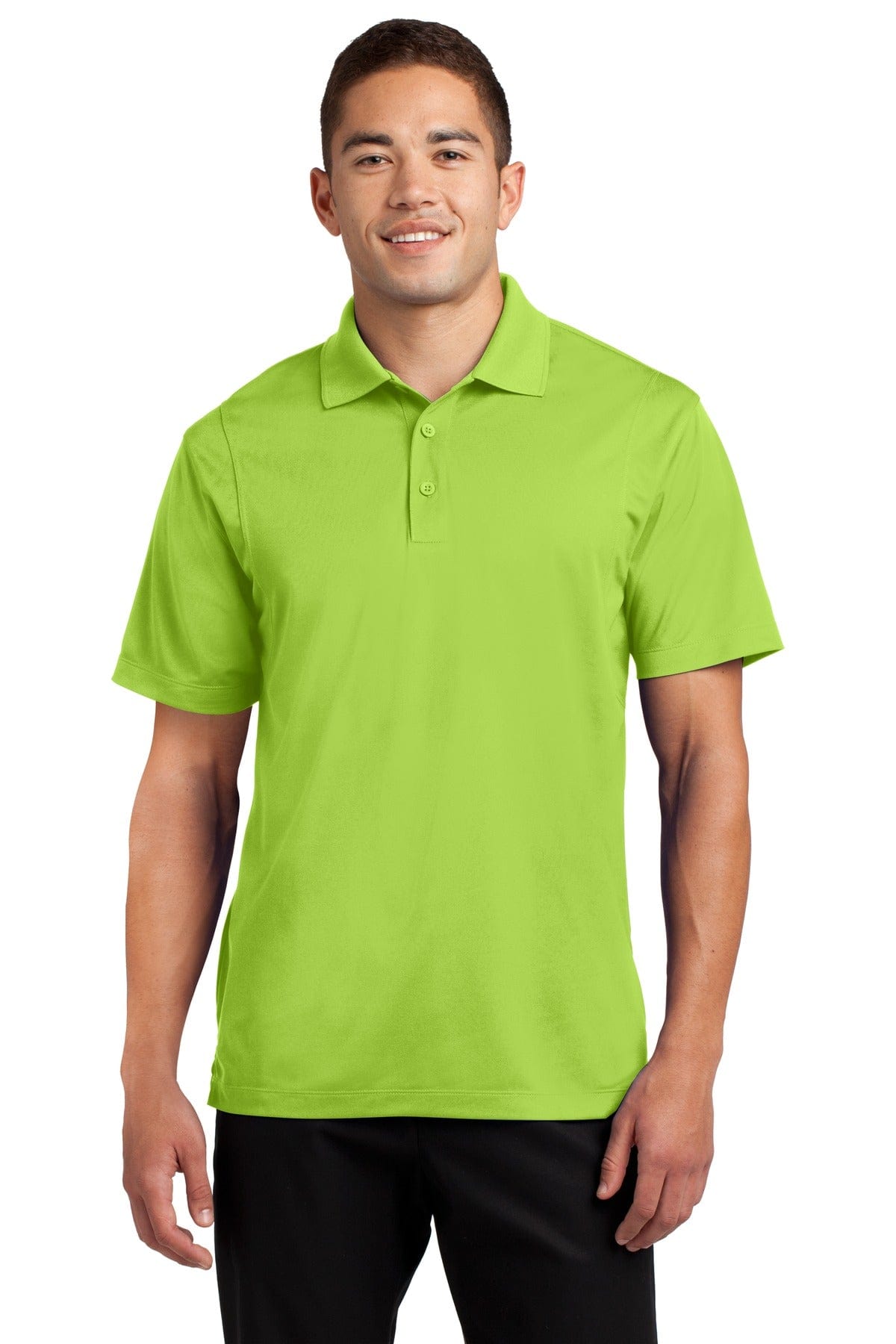 Sport-Tek Polos/Knits LT / Lime Shock Sport-Tek TST650: Tall Micropique Sport-Wick Polo