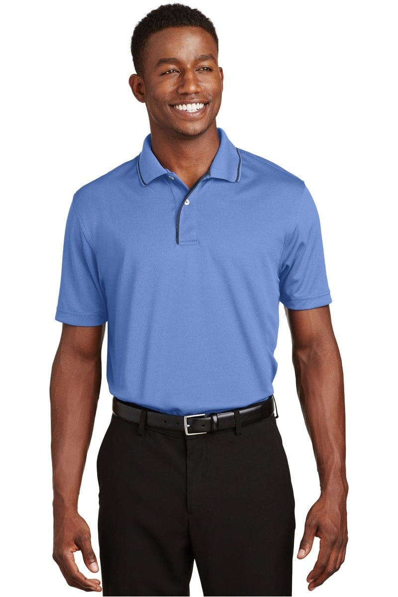Sport-Tek Polos/Knits Sport-Tek K467: Dri-Mesh Polo with Tipped Collar and Piping