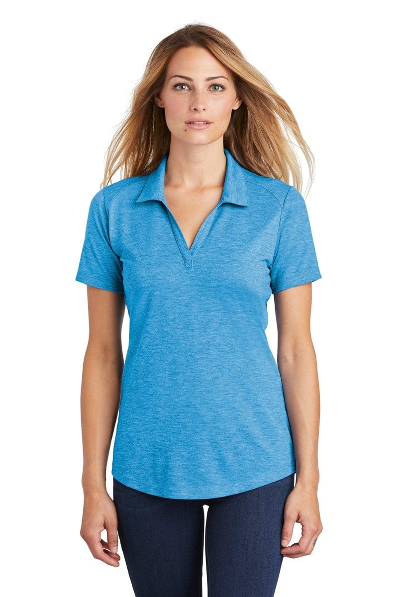 Sport-Tek Polos/Knits Sport-Tek LST405: Ladies PosiCharge Tri-Blend Wicking Polo