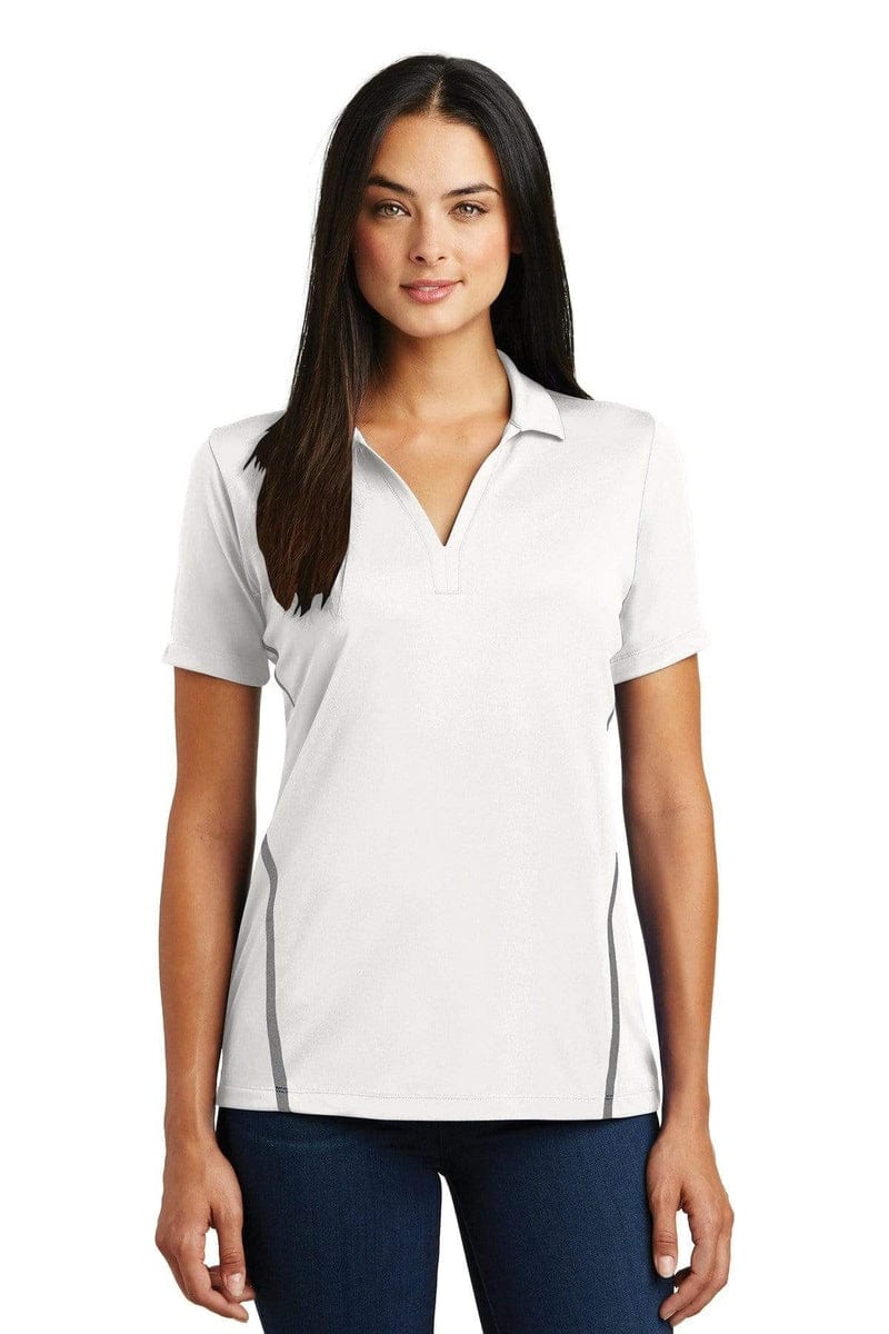 Sport-Tek Polos/Knits Sport-Tek LST620: Ladies Contrast PosiCharge Tough Polo