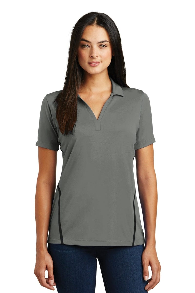Sport-Tek Polos/Knits Sport-Tek LST620: Ladies Contrast PosiCharge Tough Polo