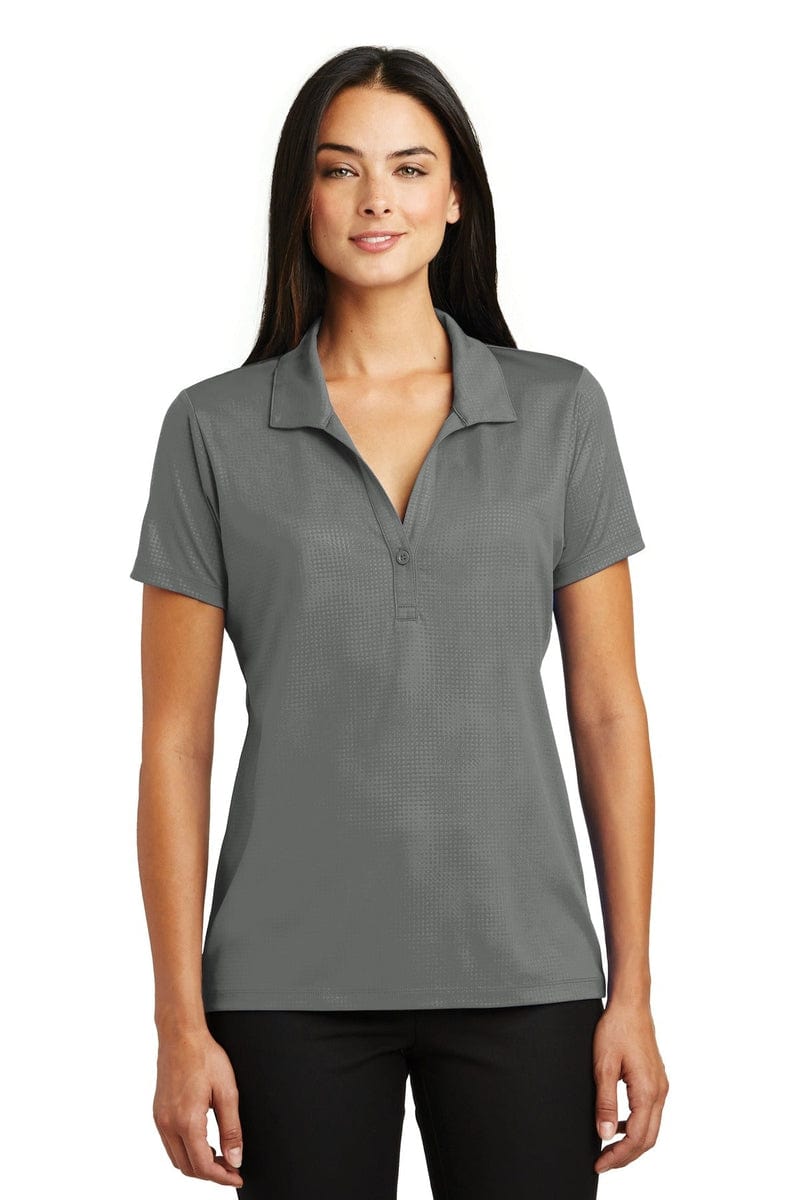 Sport-Tek Polos/Knits Sport-Tek LST630: Ladies Embossed PosiCharge Tough Polo