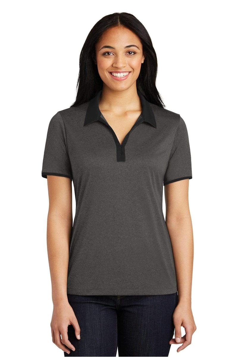 Sport-Tek Polos/Knits Sport-Tek LST667: Ladies Heather Contender Contrast Polo